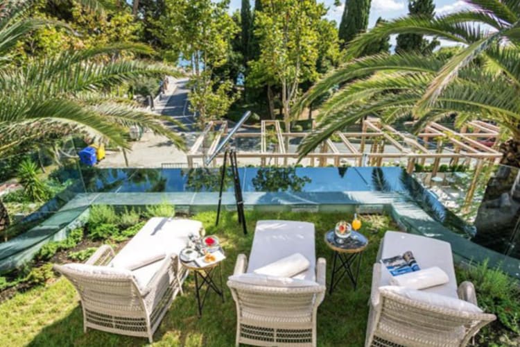 Garden and terrace